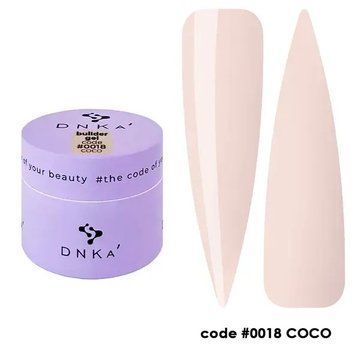 Гель будівельний слонова кістка DNKa Builder Gel #0018 Coco, 15 мл