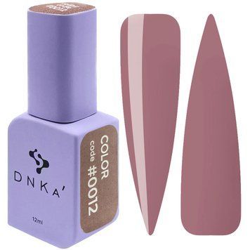Гель-лак глибокий теплий коричневий Gel Polish, 12 ml Color #0012