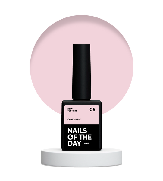 База камуфлююча холодно–карамельна Nailsoftheday Cover base NEW Formula 05, 10 мл