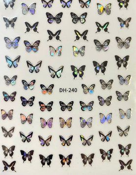 Наліпка силіконова Butterfly DH-240