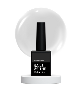 Гель прозорий NAILSOFTHEDAY Bottle Gel (Clear), 10 мл