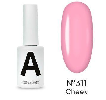Гель-лак рожевий Adore 311 cheek, 12 мл