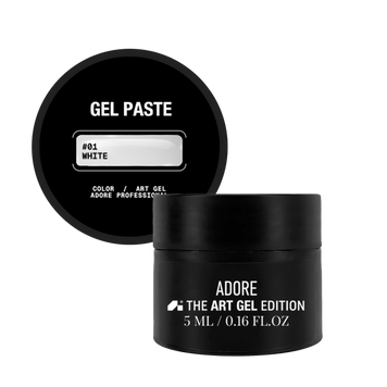 Гель-паста біла з липким шаром Adore Gel Paste white, 5g