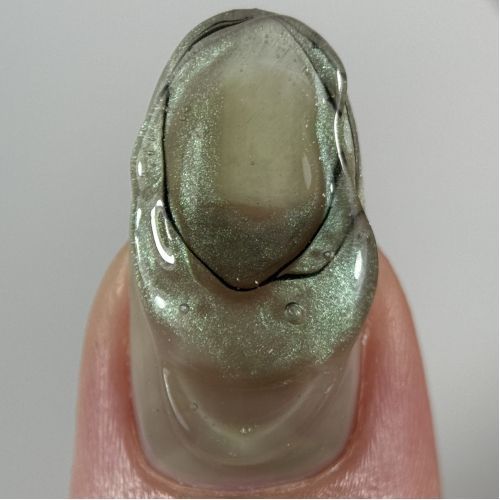 Гель-лак перламутровий м'ятно-зелений Adore Wild Pearls W-03, 8 мл