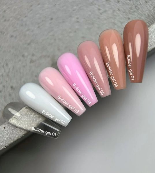 Гель для нарощування нігтів світло-коричневий NAILSOFTHEDAY Builder Gel 06, 15 мл