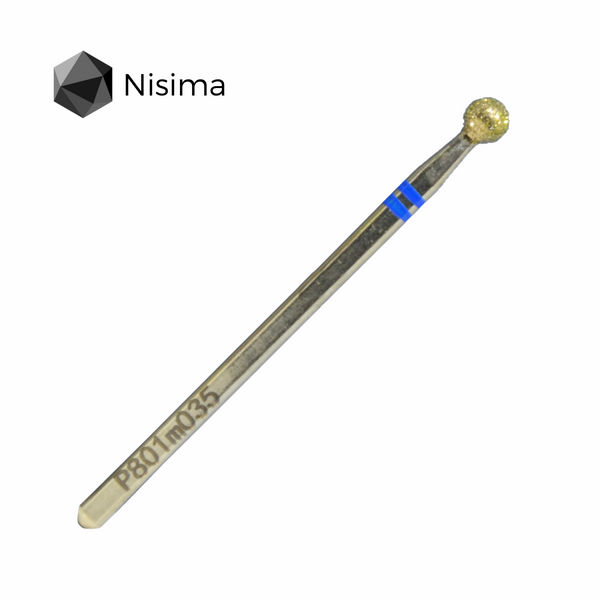 Шар 3,5 мм синій P801m035 Nisima