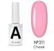Гель-лак рожевий Adore 311 cheek, 12 мл