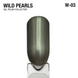 Гель-лак перламутровий м'ятно-зелений Adore Wild Pearls W-03, 8 мл