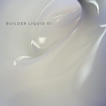 Гель для нігтів молочний Touch Builder liquid 01, 15 мл