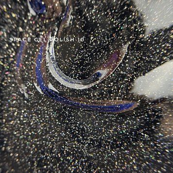 Гель-лак світловідбивний чорний Touch Gel Polish Space №10, 9мл