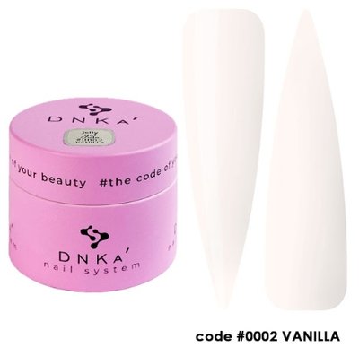 Гель молочний з легким рожевим підтоном Jelly Gel DNKa, 15 ml #0002 Vanilla