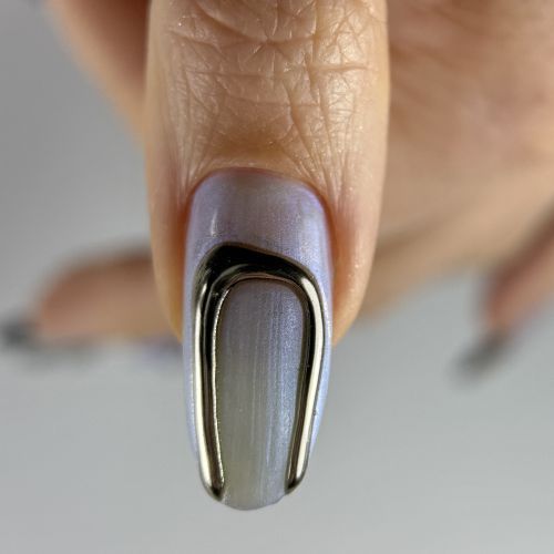 Гель-лак перламутровий небесний шовк Adore Wild Pearls W-04, 8 мл