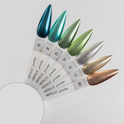 Пудра для нігтів металева срібло Adore METALLIC POWDER №11, 0,5 г