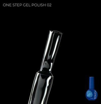 Гель-лак однофазний чорний Touch Gel Polish One Step №02, 7мл