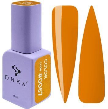 Гель-лак світло-помаранчевий Gel Polish, 12 ml Колір #0067