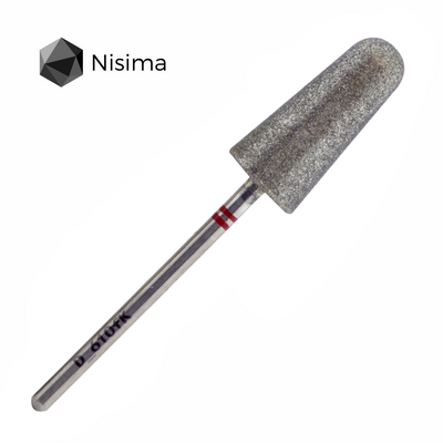 Насадка педикюрна дрібний абразив 10 мм D_610fK Nisima