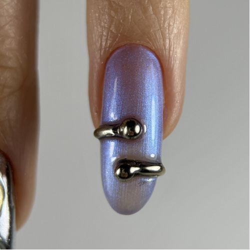 Гель-лак перламутровий холодний бузок Adore Wild Pearls W-05, 8 мл