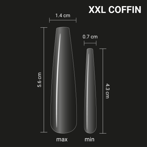 Гелеві тіпси Adore SPLETNIца ХXL Coffin 240 шт