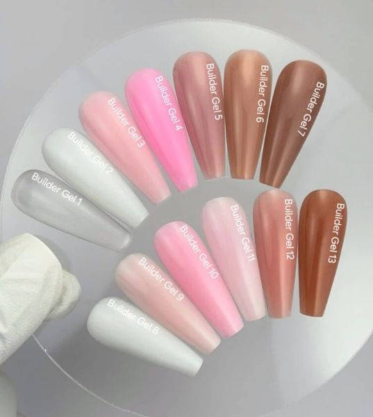 Гель для нарощування нігтів світло-рожевий NAILSOFTHEDAY Builder Gel 11, 15 мл