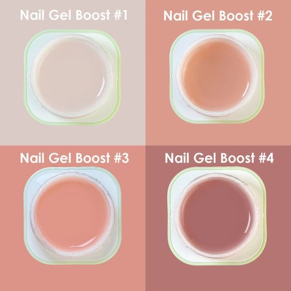 Гель для протезування та відновлення нігтів молочний G-Code Nail Boost Gel №01, 20 мл