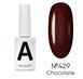 Гель-лак шоколадний з мікроблискітками Adore 429 chocolate, 12 мл