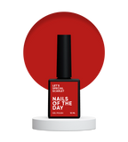 Гель-лак червоно-багряний NAILSOFTHEDAY Let's special Scarlet, 10 мл