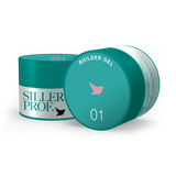 Гель для нігтів ніжно-рожевий Siller Builder Gel №01, 30 мл
