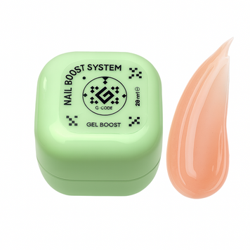 Гель для протезування та відновлення нігтів нюдовий G-Code Nail Boost Gel №02, 20 мл