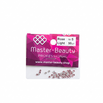 Стрази світло-рожеві 1.8 мм 50шт Rose light №5, Master-Beauty