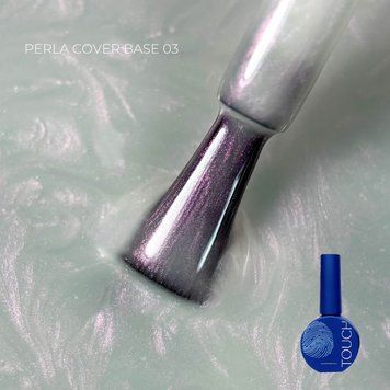 База перлинна рожева з ефектом втирки Touch Cover Base Perla 3, 13мл