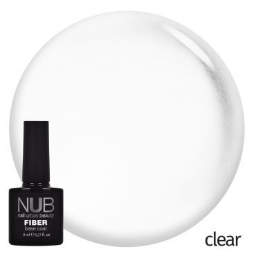 База для тонких та ламких нігтів Clear NUB Fiber # 5 8 мл 08474 фото