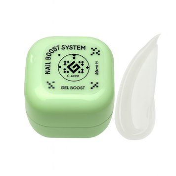Гель для протезування та відновлення нігтів прозорий G-Code Nail Boost+octopirox Gel №05, 20 мл