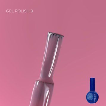 Гель-лак рожевий Touch Gel Polish 8, 9мл
