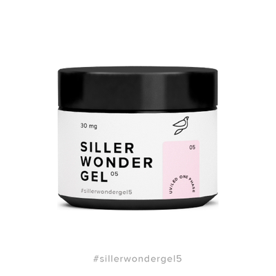 Гель камуфлюючий світло-рожевий Siller Wonder Gel №5, 30 мл