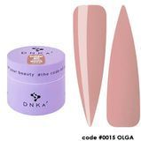 Гель будівельний кава з молоком DNKa Builder Gel #0015 Olga, 15 мл