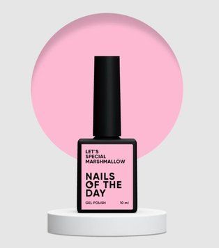 Гель-лак ніжно-рожевий NAILSOFTHEDAY Let's special Marshmallow, 10 мл