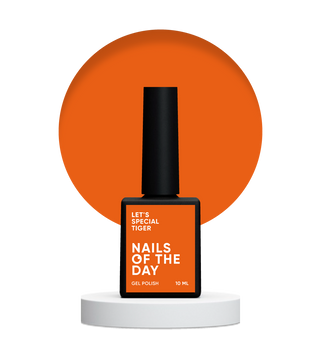 Гель-лак морквяний NAILSOFTHEDAY Let's special Tiger, 10 мл