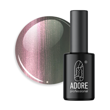 Гель-лак перламутровий димчастий рожевий Adore Wild Pearls W-08, 8 мл