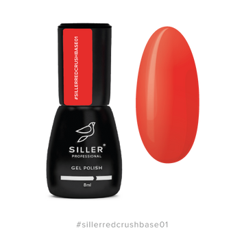 База кольорова Siller Base Red Crush №01, 8 мл
