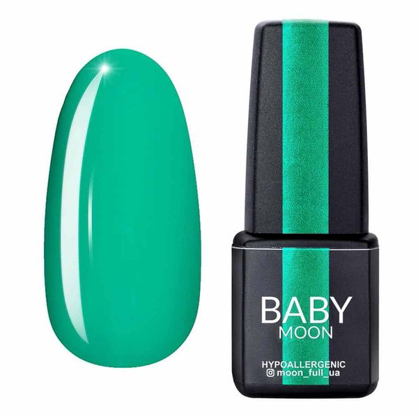 Гель-лак Baby Moon Green Sea 6 мл №003 смарагдовий світлий