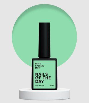 Гель-лак м&rsquo;ятний NAILSOFTHEDAY Let's special Mint, 10 мл