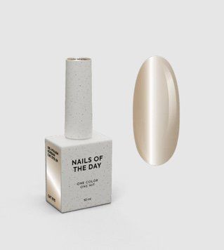 Гель-лак котяче око нюдово-бежевий Nailsoftheday Korean cat eye 09, 10 мл