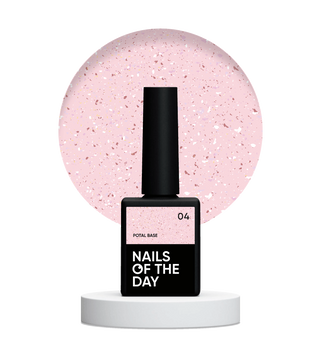База з поталлю NAILSOFTHEDAY Base Potal №04, 10 мл