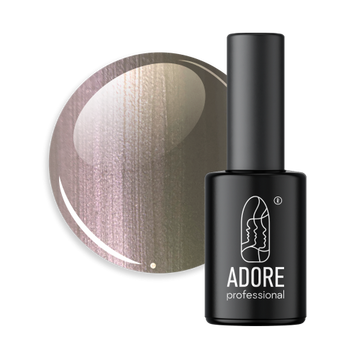 Гель-лак перламутровий шовковий рожевий Adore Wild Pearls W-09, 8 мл
