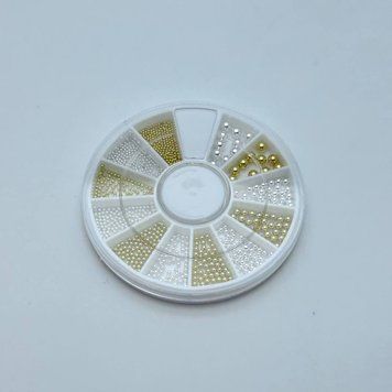 Бульйонки карусель мікс (різний розмір: срібло, золото) MP-221