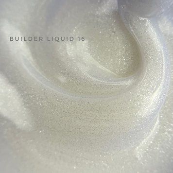 Гель для нігтів молочний з мікрошимером Touch Builder liquid 16, 15 мл