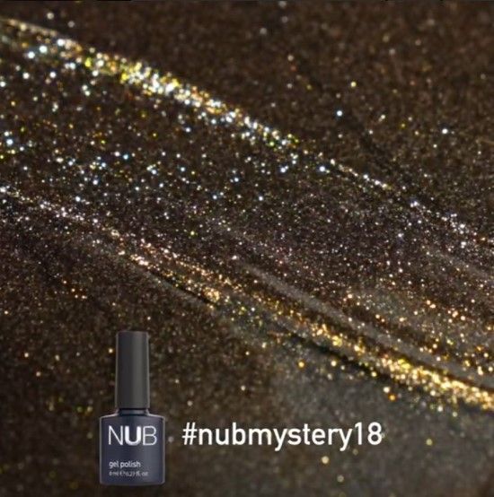 Гель-лак котяче око чорний NUB Mystery 9D №15 Onyx 8 мл