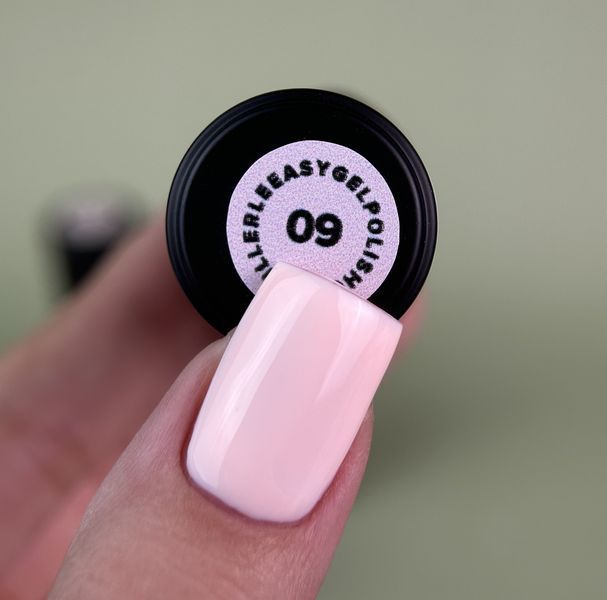 Гель-лак однофазний персиковий Siller Easy Gel, №09, 8мл
