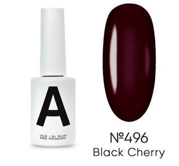 Гель-лак бордовий Adore 496 black cherry, 12 мл