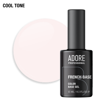 База для френчу рожево-молочна Adore French №18, 15 мл